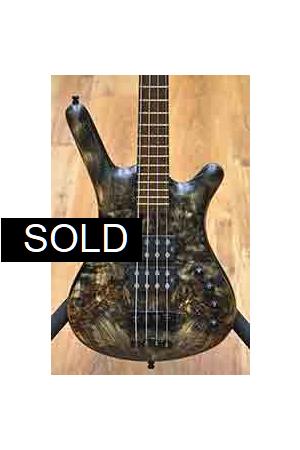 Warwick Corvette $$ SE Stone Bleached 4 Black Warwick Corvette $$ SE Stone Bleached 4 Black